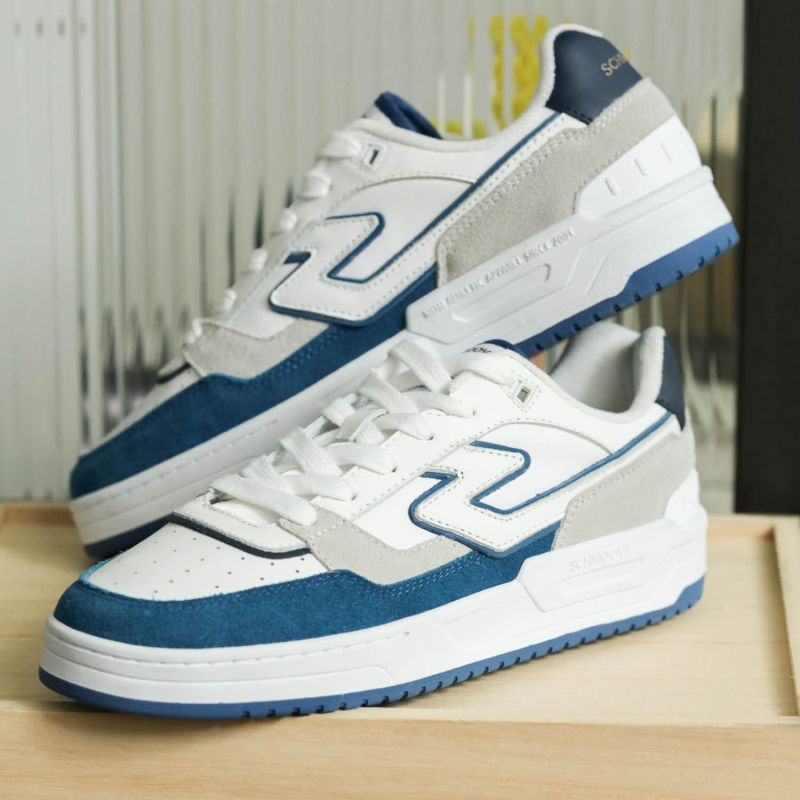 BROOKLYN COURT M - NAPPA/SUED/SUED - BLANC/BLEU/GRIS